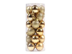 Pack 24 esferas Navidad chicas